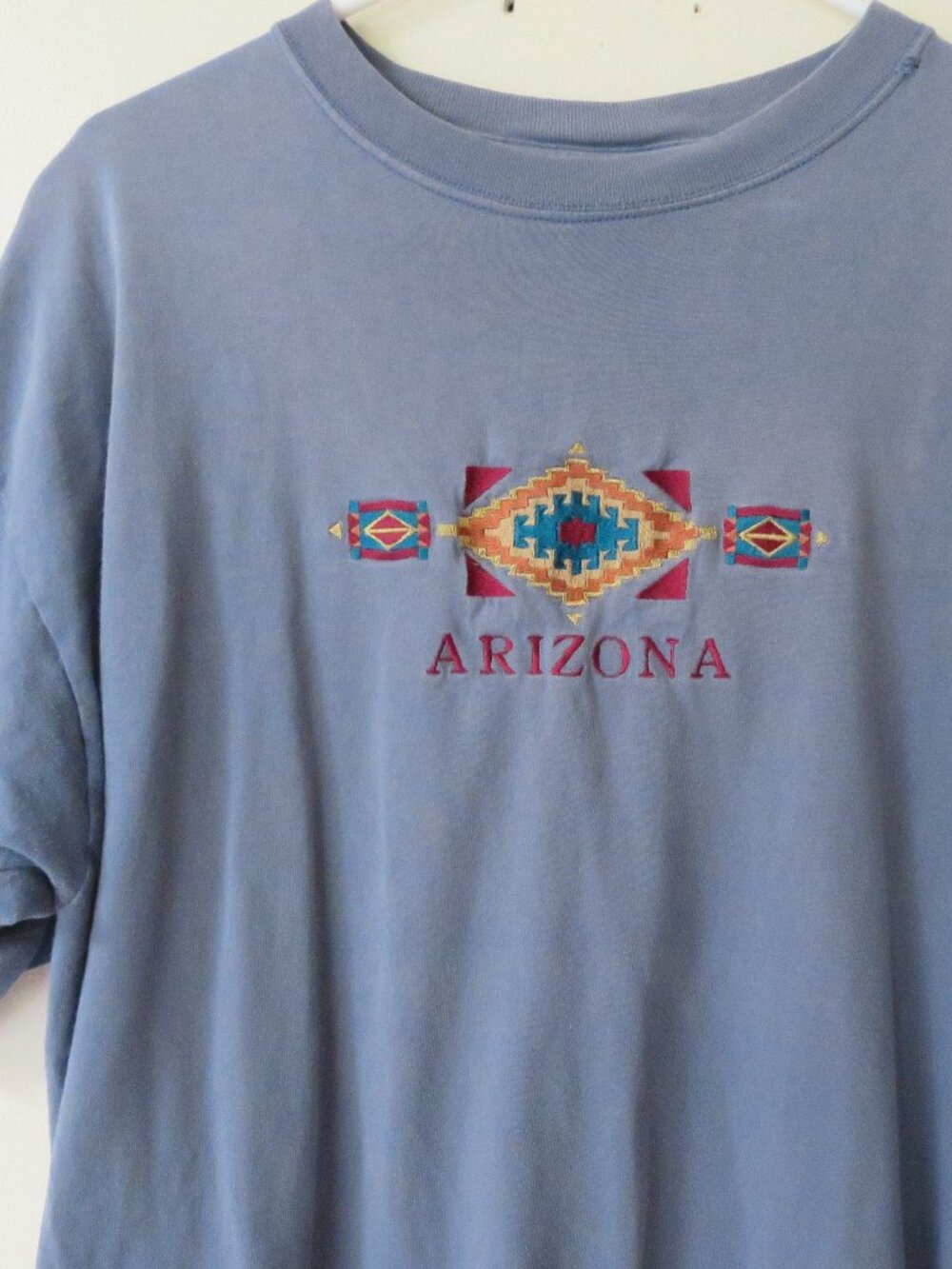 Vintage Embroidered Arizona Tee Blue XL Unisex Graphic Tee